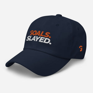Goals. Slayed. Adjustable Dad Hat