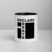 "I Declare It, I Create It" - Mug with Color Inside